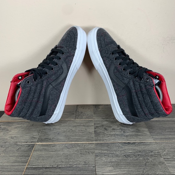 Vans SK8 HI Reissue Tweed Athletic Skate Sneakers Womens 6.5 - Picture 5 of 8